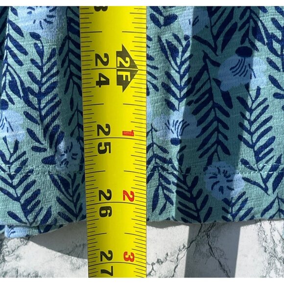 Style & Co Womens 3X Blue Floral Boho Peasant Top 3/4 Sleeves Square Neckline - Picture 5 of 7